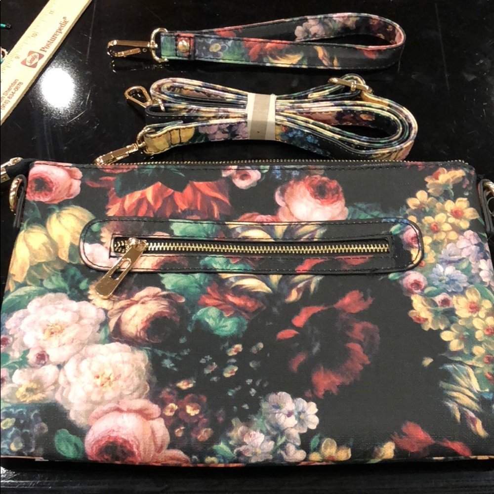 Floral purse/ clutch